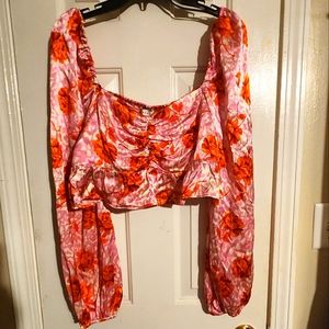 Off the shoulder TOPSHOP shirt